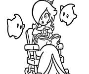 Coloriage Harmonie lit avec Lumas