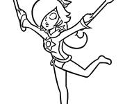 Coloriage Harmonie pratique la gymnastique