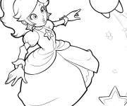 Coloriage la princesse Harmonie prot&egrave;ge Luma