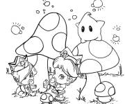 Coloriage Les lums ont besoin de la princesse Harmonie