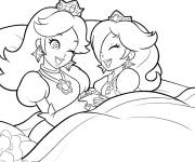 Coloriage Princesse cosmique Harmonie et Peach