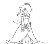 Coloriage et dessins gratuit Princesse Rosalina kawaii à imprimer