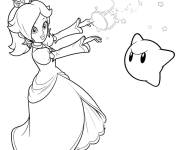 Coloriage Rosalina, la gardienne de Luma