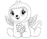 Coloriage et dessins gratuit Albasloth de Hatchimals à imprimer