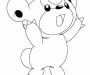 Coloriage et dessins gratuit Animal Ours adorable de Hatchimals à imprimer