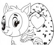 Coloriage et dessins gratuit Cheval volant de Hatchimals à imprimer