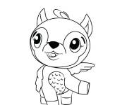 Coloriage et dessins gratuit Deeraloo de Hatchimals à imprimer