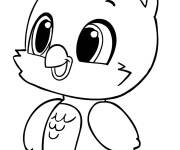 Coloriage Dinosaure de Hatchimals