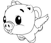 Coloriage Figurine Cloud Pigpiper Hatchimals