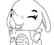 Coloriage Figurine Giggling Elefly de Hatchimals