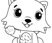Coloriage Figurine Kittycan Hatchimals