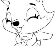 Coloriage Giggling Raspoon Hatchimals