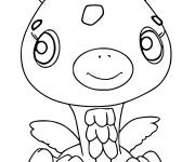 Coloriage et dessins gratuit Girafe Hatchimals à imprimer