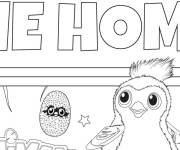 Coloriage Hatchy et Draggles de Hatchimals