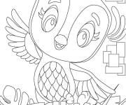 Coloriage Hibou Hatchimals