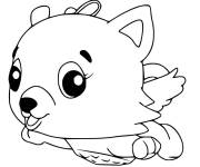 Coloriage Jouet Cloud Kittycan Hatchimals