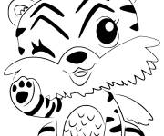 Coloriage Jouet Tigrette de Hatchimals