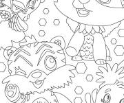 Coloriage La fête Hatchimals