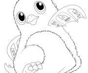 Coloriage Le Hatchimal Draggles