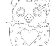 Coloriage et dessins gratuit Ouef Hatchimals &eacute;clos styl&eacute; à imprimer