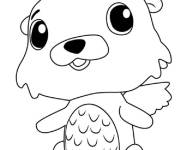 Coloriage et dessins gratuit Ourson mignon Hatchimals à imprimer