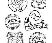 Coloriage Patchs Hatch Club Hatchimals