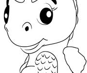Coloriage Ponette adorable Hatchimals