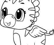 Coloriage Poney de Hatchimals