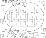 Coloriage Puzzle Hatchimals pour enfants