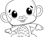 Coloriage Singe Monkiwi de Hatchimals
