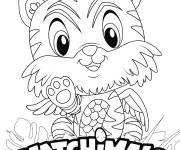 Coloriage Tigrette de Hatchimals