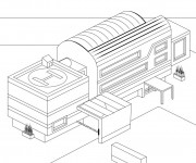 Coloriage H&ocirc;pital &agrave; d&eacute;corer