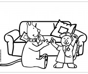 Coloriage et dessins gratuit Hôpital Humour à imprimer