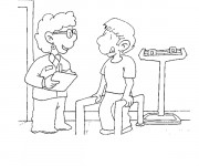 Coloriage H&ocirc;pital R&eacute;&eacute;ducation