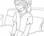 Coloriage Maladies des Yeux &agrave; L'H&ocirc;pital