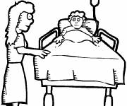 Coloriage Service H&ocirc;pital en ligne