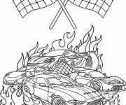 Coloriage Affiche Hot Wheels &agrave; t&eacute;l&eacute;charger