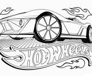 Coloriage Hot Wheels &agrave; colorier
