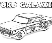 Coloriage Hot Wheels Ford Galaxie