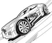 Coloriage Hot Wheels la v&eacute;hicule la plus puissante
