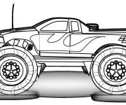 Coloriage Hot Wheels Monster Truck