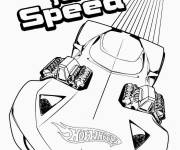 Coloriage Hot Wheels Need for speed voiture rapide