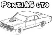 Coloriage Hot Wheels Pontiac GTO