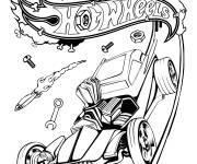 Coloriage Hot Wheels pour enfant