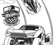 Coloriage Hot Wheels Stunt Team