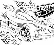 Coloriage Hot Wheels Team
