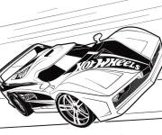 Coloriage Hot Wheels voiture Chevrolet