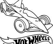 Coloriage Hot Wheels voiture Cloud Cuter