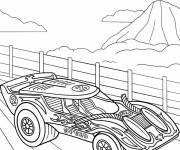 Coloriage Hot Wheels voiture Vintage