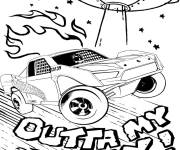 Coloriage Illustration Hot Wheels